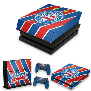 KIT Capa Anti Poeira e Skin Anti-Rage PS4 Fat - Bahia B - Pop Arte Skins
