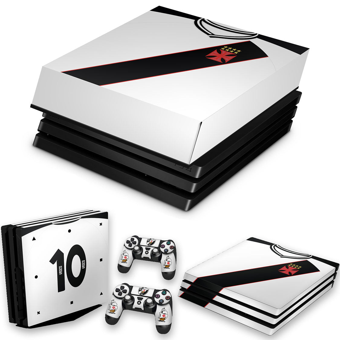 KIT PS4 Pro Skin Anti-Rage e Capa Anti Poeira - Vasco B