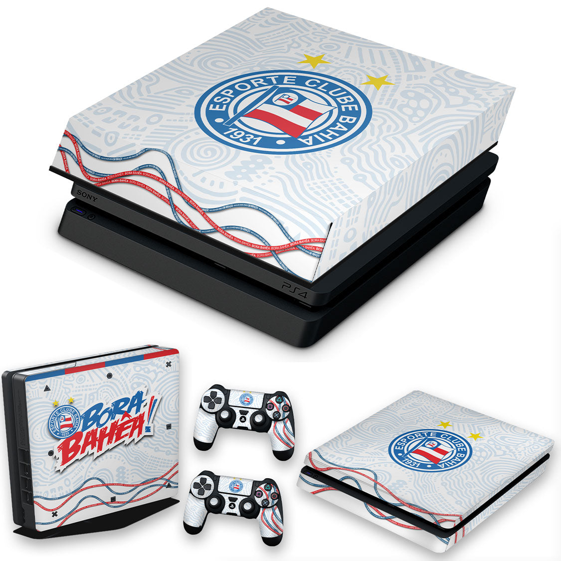 KIT PS4 Slim Skin Anti-Rage e Capa Anti Poeira - Bahia A