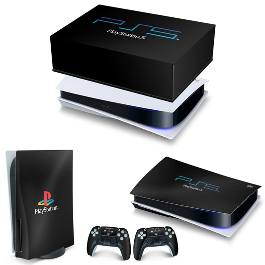 KIT PS5 Fat Capa Anti Poeira e Skin Anti-Rage Horizontal - Sony Playstation 5