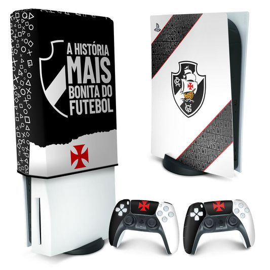 KIT PS5 Fat Skin e Capa Anti Poeira Vertical - Vasco A