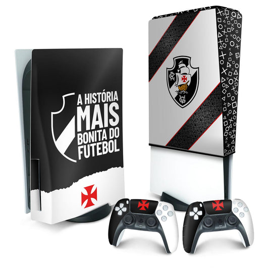 KIT PS5 Fat Skin Anti-Rage e Capa Anti Poeira Vertical - Vasco A