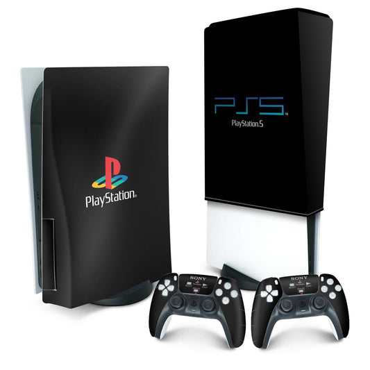 KIT PS5 Fat Skin Anti-Rage e Capa Anti Poeira Vertical - Sony Playstation 5