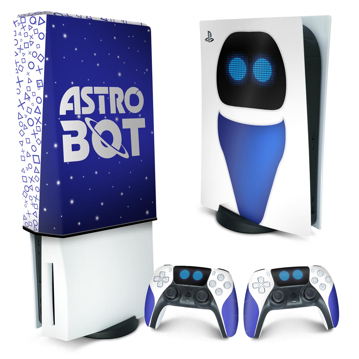 KIT PS5 Fat Skin Anti-Rage e Capa Anti Poeira Vertical - Modelo 193