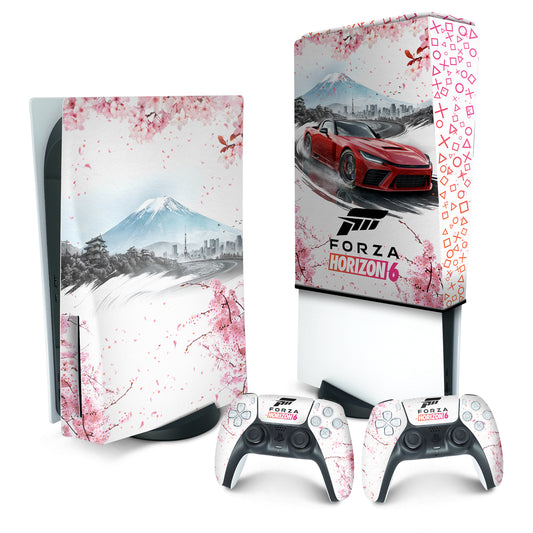 KIT PS5 Fat Skin Anti-Rage e Capa Anti Poeira Vertical - Modelo 206