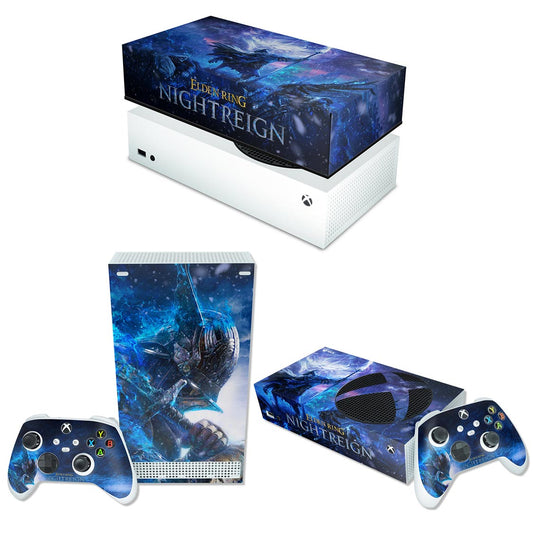 KIT Xbox Series S Skin Anti-Rage e Capa Anti Poeira Horizontal - Elden Ring Nightreign