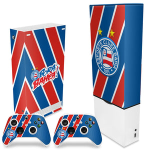 KIT Capa Anti Poeira e Skin Anti-Rage Xbox Series S Vertical - Bahia B - Pop Arte Skins - foto 2