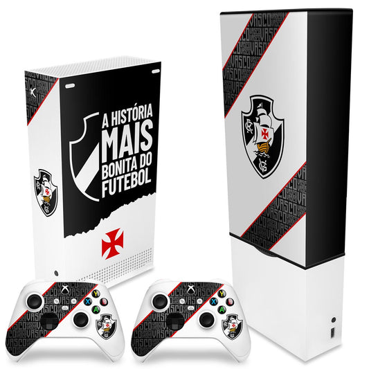 KIT Xbox Series S Capa Anti Poeira e Skin Anti-Rage Vertical - Vasco A