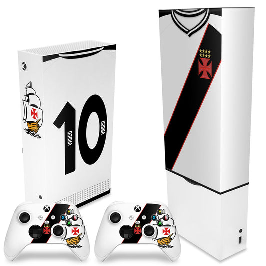 KIT Xbox Series S Capa Anti Poeira e Skin Anti-Rage Vertical - Vasco B
