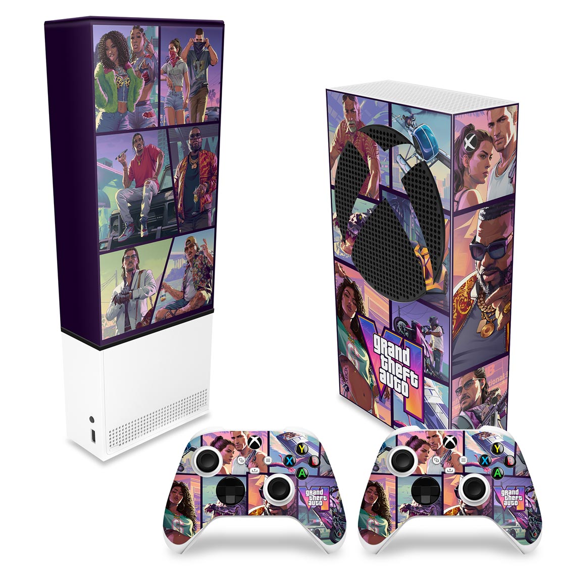 KIT Xbox Series S Capa Anti Poeira e Skin Anti-Rage Vertical - Modelo 205