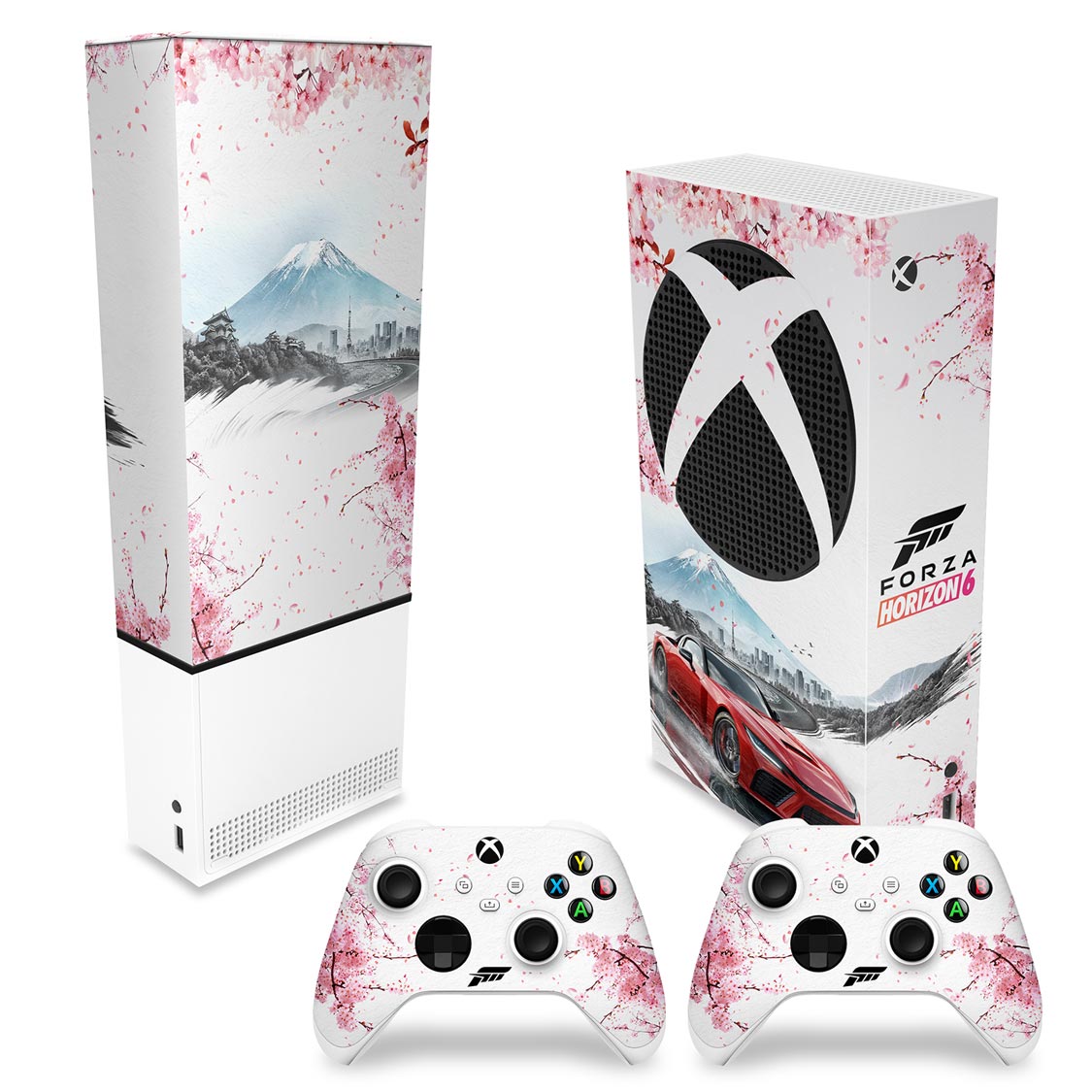 KIT Xbox Series S Capa Anti Poeira e Skin Anti-Rage Vertical - Modelo 206