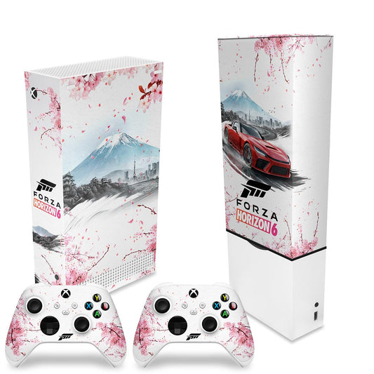 KIT Xbox Series S Capa Anti Poeira e Skin Anti-Rage Vertical - Modelo 206