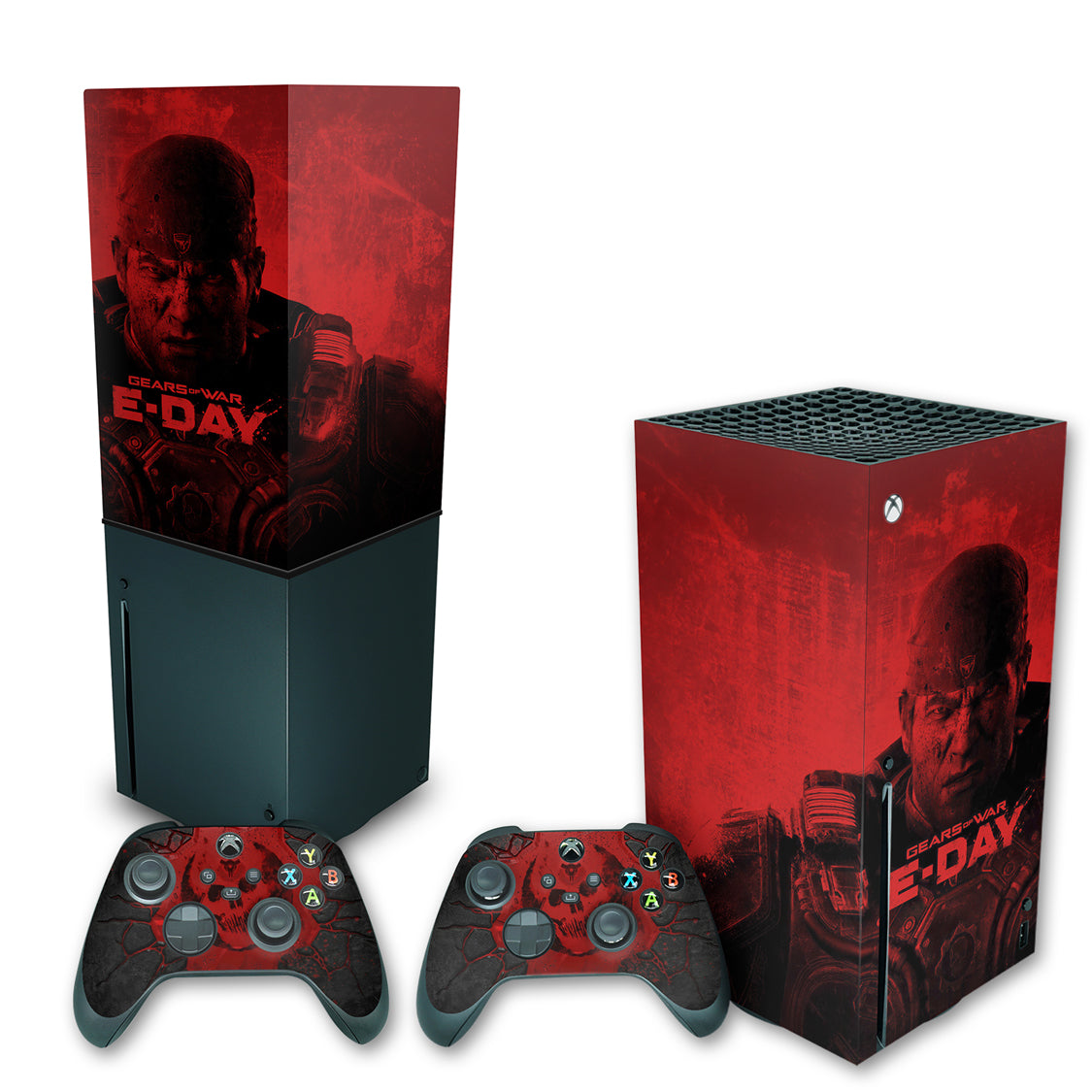 KIT Xbox Series X Skin Anti-Rage e Capa Anti Poeira Vertical - Modelo 147