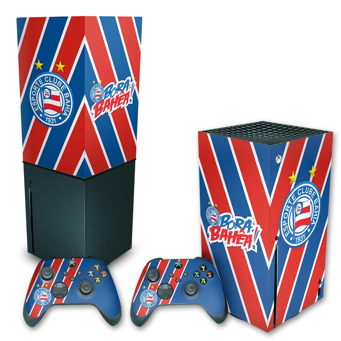 KIT Xbox Series X Skin Anti-Rage e Capa Anti Poeira Vertical - Bahia B