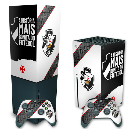 KIT Xbox Series X Skin Anti-Rage e Capa Anti Poeira Vertical - Vasco A