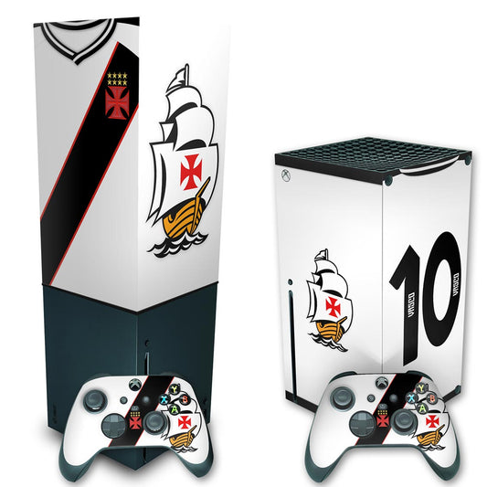 KIT Xbox Series X Skin Anti-Rage e Capa Anti Poeira Vertical - Vasco B