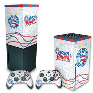 KIT Capa Anti Poeira e Skin Anti-Rage Xbox Series X Vertical - Bahia A - Pop Arte Skins