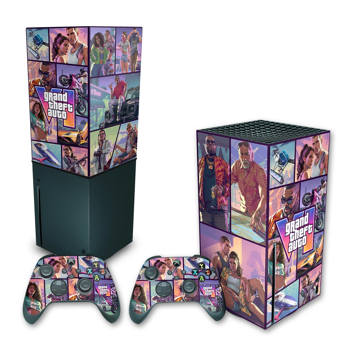 KIT Xbox Series X Skin Anti-Rage e Capa Anti Poeira Vertical - Modelo 205