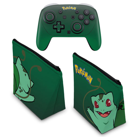 KIT Capa Case e Skin Anti-Rage Nintendo Switch 2 Pro Controle - Modelo 004 - Pop Arte Skins - foto 2