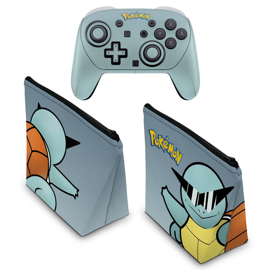 KIT Capa Case e Skin Anti-Rage Nintendo Switch 2 Pro Controle - Modelo 006 - Pop Arte Skins - foto 2