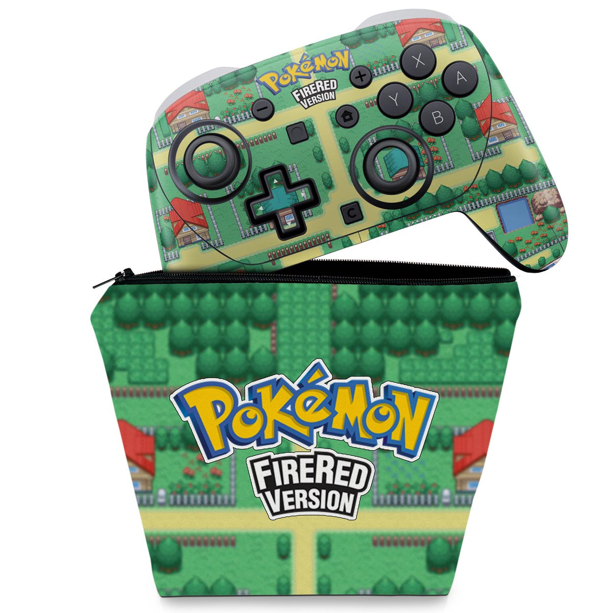 KIT Capa Case e Skin Anti-Rage Nintendo Switch 2 Pro Controle - Modelo 022