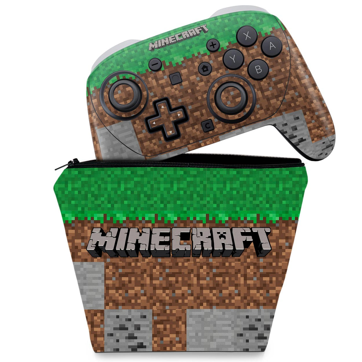 KIT Capa Case e Skin Anti-Rage Nintendo Switch 2 Pro Controle - Modelo 025