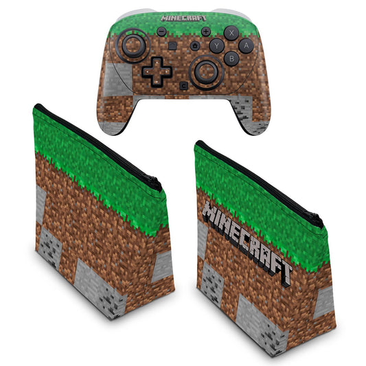 KIT Capa Case e Skin Anti-Rage Nintendo Switch 2 Pro Controle - Modelo 025 - Pop Arte Skins - foto 2