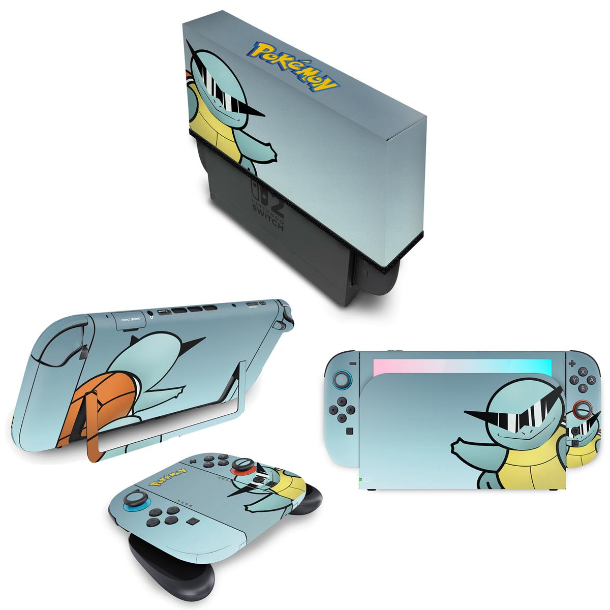 KIT Capa Anti Poeira e Skin Anti-Rage Nintendo Switch 2 - Modelo 006