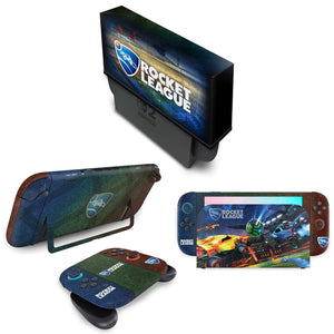 KIT Capa Anti Poeira e Skin Anti-Rage Nintendo Switch 2 - Rocket League