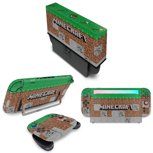KIT Nintendo Switch 2 Skin Anti-Rage e Capa Anti Poeira - Modelo 025