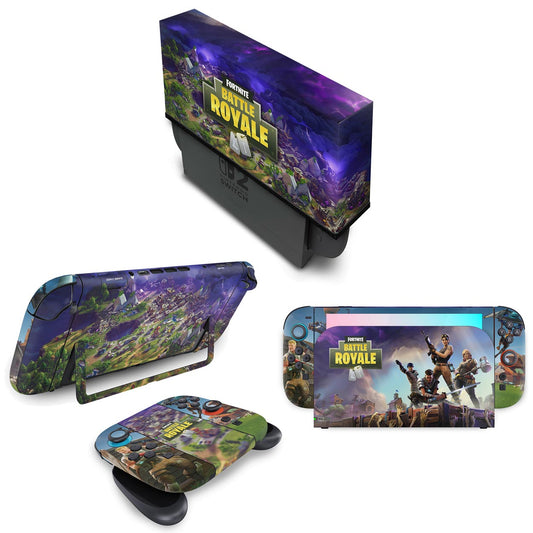 KIT Nintendo Switch 2 Skin Anti-Rage e Capa Anti Poeira - Modelo 026
