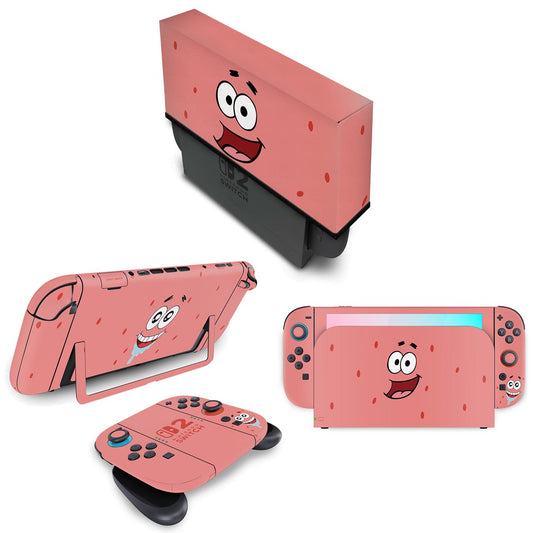 KIT Nintendo Switch 2 Skin Anti-Rage e Capa Anti Poeira - Modelo 047