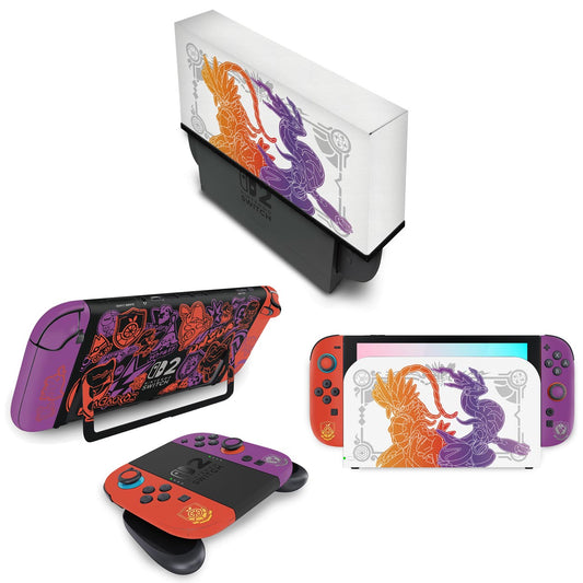 KIT Nintendo Switch 2 Skin Anti-Rage e Capa Anti Poeira - Modelo 064