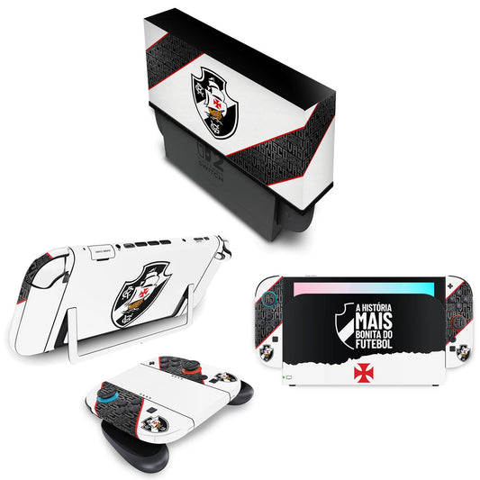 KIT Nintendo Switch 2 Skin Anti-Rage e Capa Anti Poeira - Vasco A