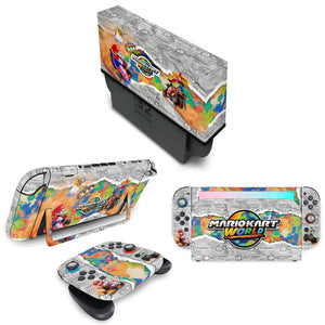 KIT Capa Anti Poeira e Skin Anti-Rage Nintendo Switch 2 - Mario Kart World
