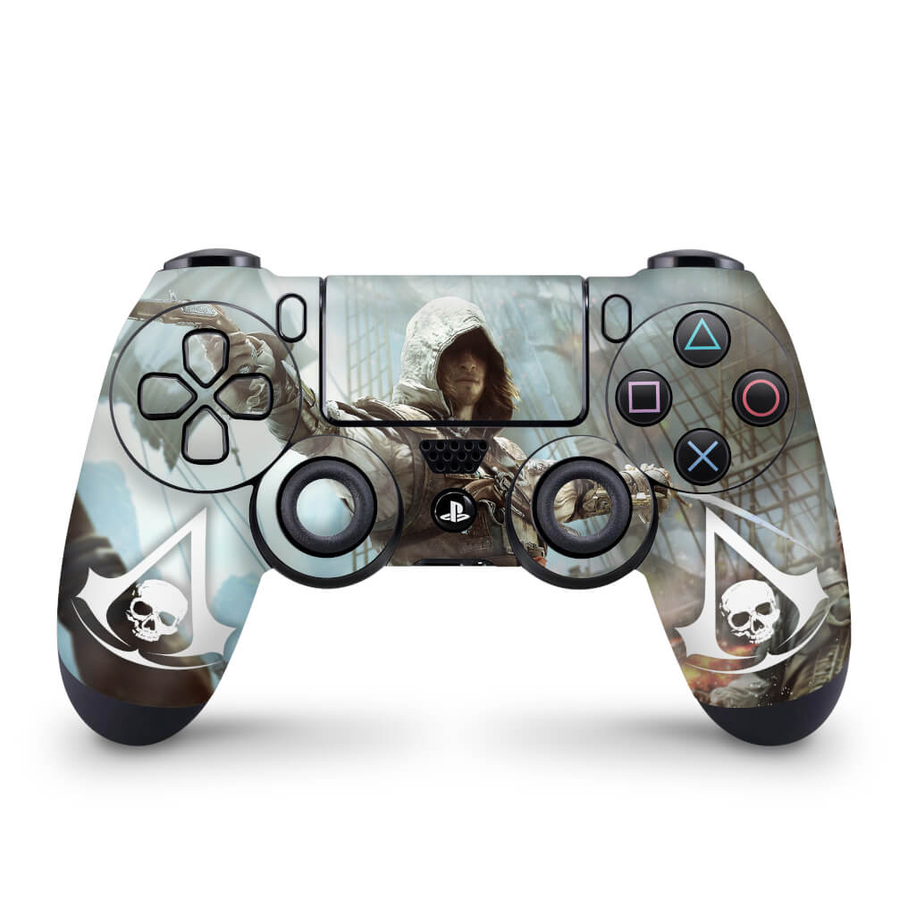 Skin Anti-Rage PS4 Controle - Assassins Creed Black Flag