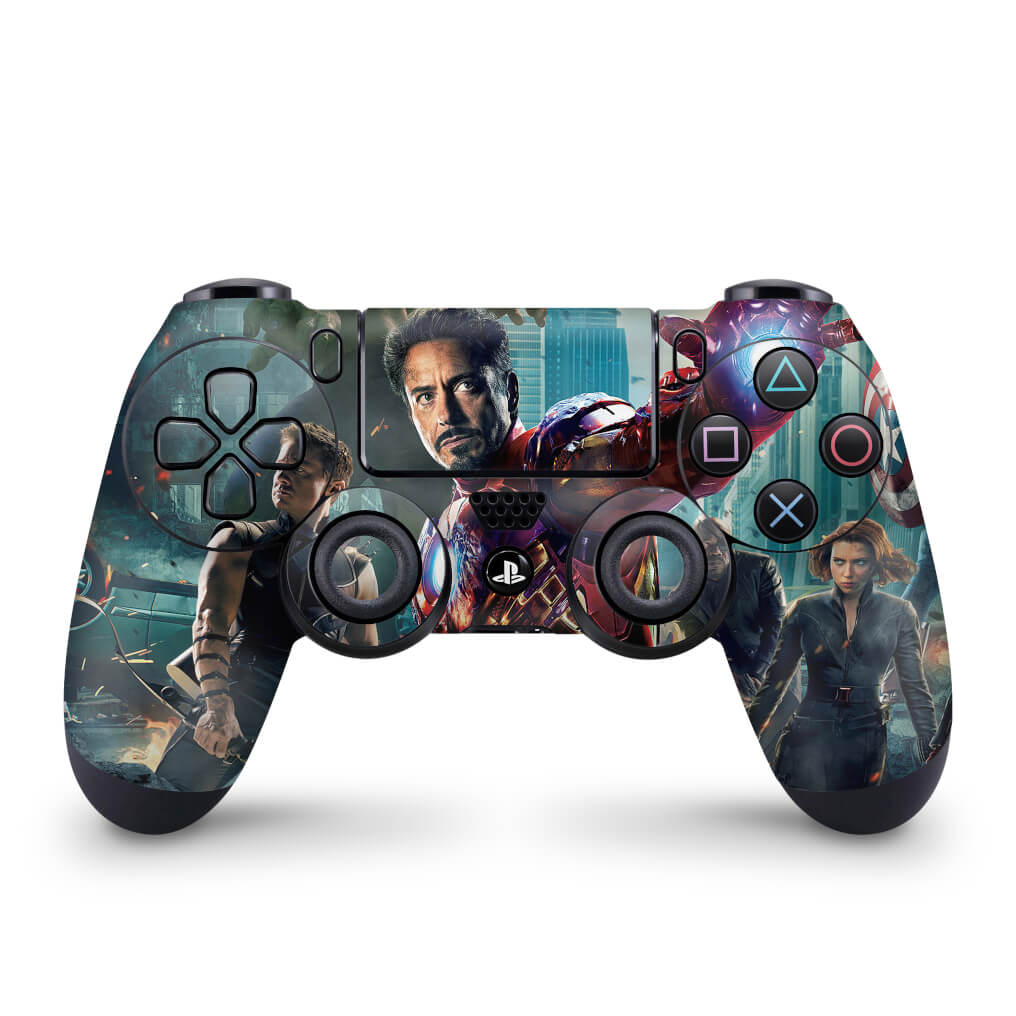 Skin Anti-Rage PS4 Controle - The Avengers - Os Vingadores