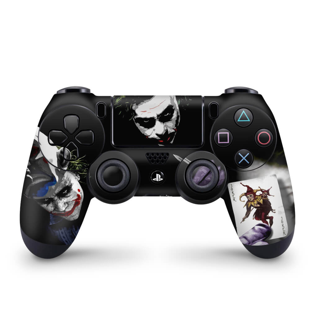 Skin Anti-Rage PS4 Controle - Coringa Joker #A - Pop Arte Skins