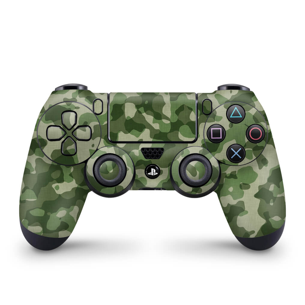 Skin Anti-Rage PS4 Controle - Camuflagem Exercito - Pop Arte Skins