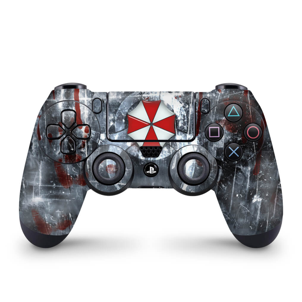 Skin Anti-Rage PS4 Controle - Resident Evil Umbrella