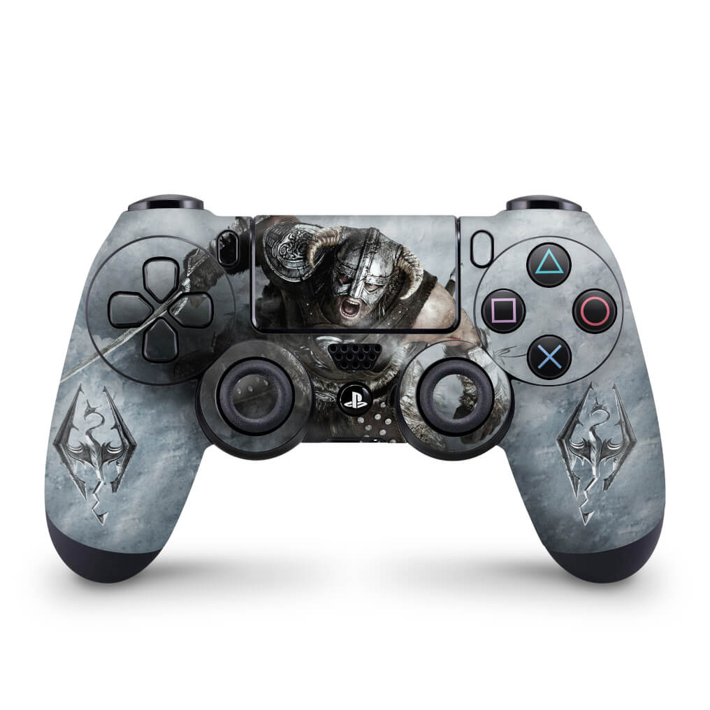 Skin Anti-Rage PS4 Controle - Skyrim - Pop Arte Skins