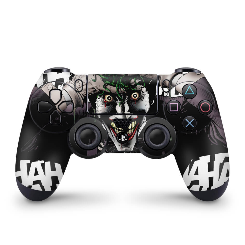 Skin Anti-Rage PS4 Controle - Joker Coringa Batman - Pop Arte Skins