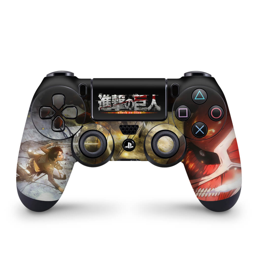 Skin Anti-Rage PS4 Controle - Attack On Titan - shingeki no kyojin #A