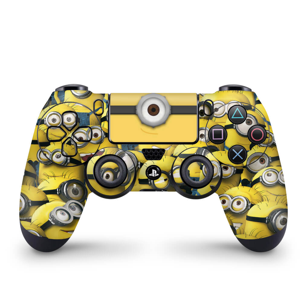 Skin Anti-Rage PS4 Controle - Minions