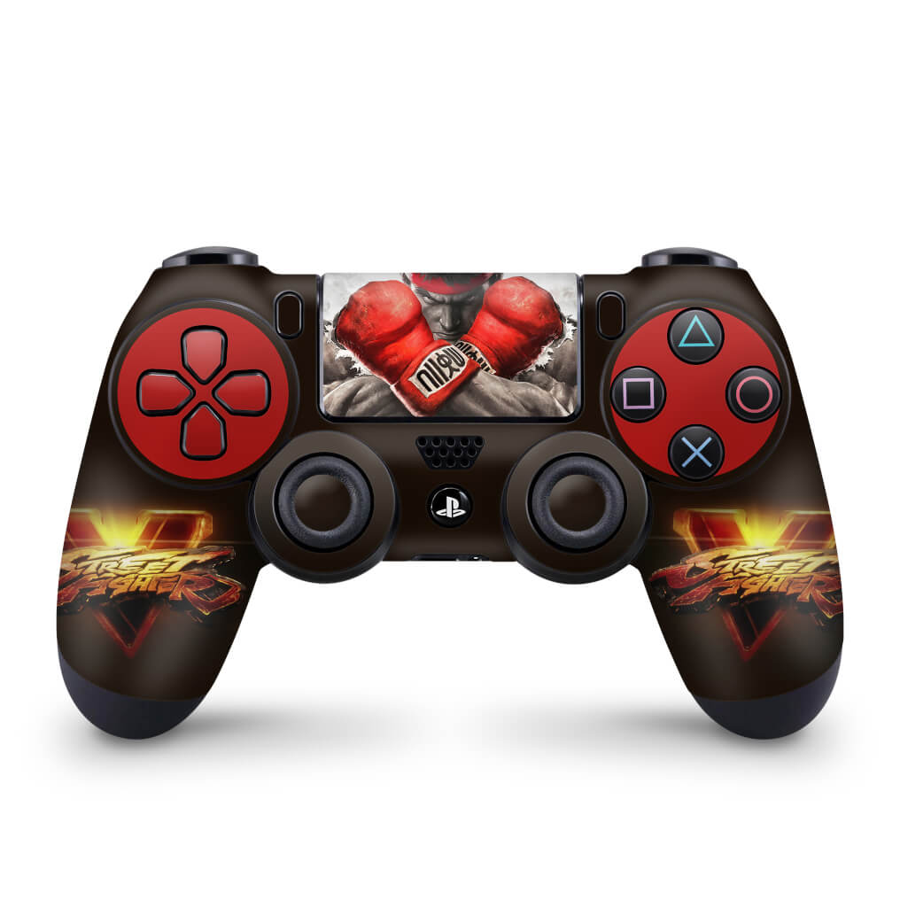 Skin Anti-Rage PS4 Controle - Street Fighter V