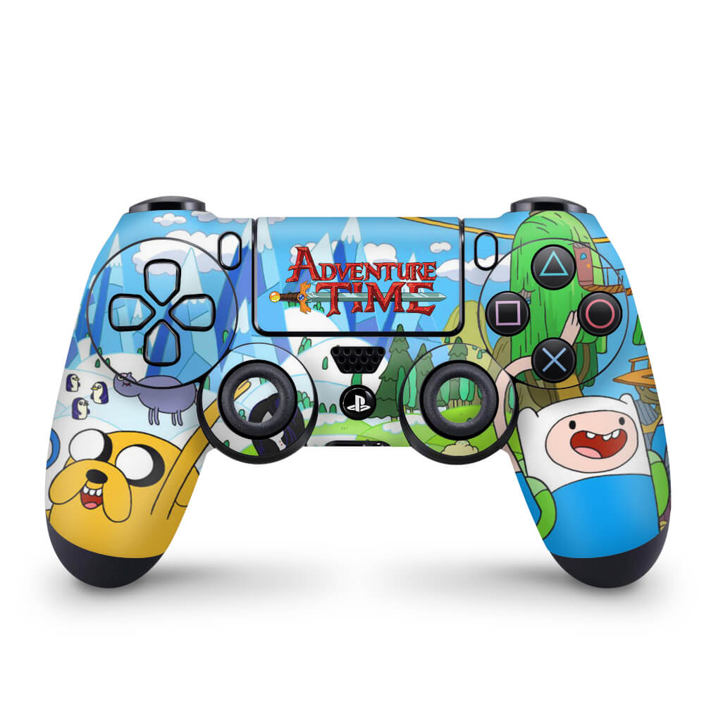 Skin Anti-Rage PS4 Controle - Hora de Aventura - Pop Arte Skins
