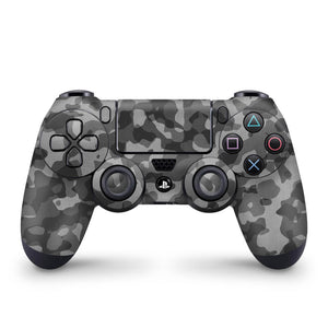 Skin Anti-Rage PS4 Controle - Camuflagem Cinza - Pop Arte Skins