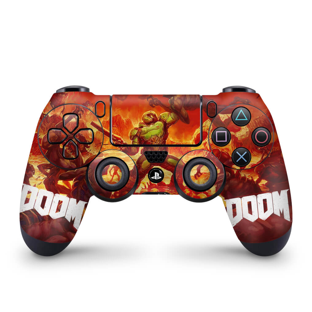 Skin Anti-Rage PS4 Controle - Doom - Pop Arte Skins