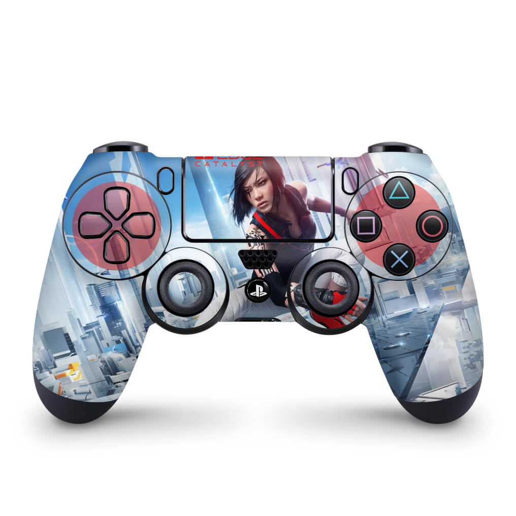 Skin Anti-Rage PS4 Controle - Mirror's Edge Catalyst