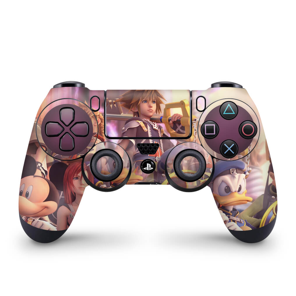 Skin Anti-Rage PS4 Controle - Kingdom Hearts - Pop Arte Skins